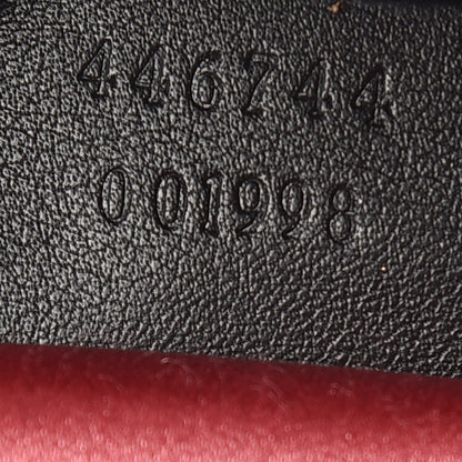 Gucci Velvet Matelasse Mini GG Marmont Shoulder Bag Black 7 of 21