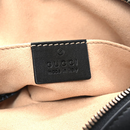 Gucci Calfskin Matelasse GG Marmont Belt Bag 95 38 Black 6 of 10