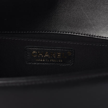 Chanel Lambskin Quilted Medium Boy Flap Black 6 of 8