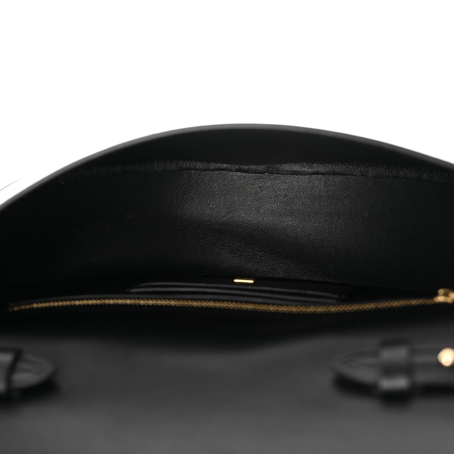 Salvatore Ferragamo Calfskin Aura Shoulder Bag Black 5 of 15