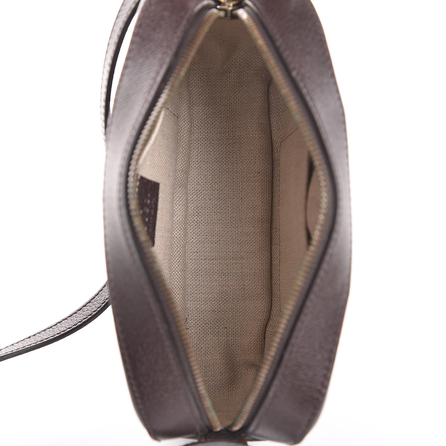 Gucci Textured Calfskin Web Small Webby Bee Shoulder Bag Brown Coffee 5 of 8