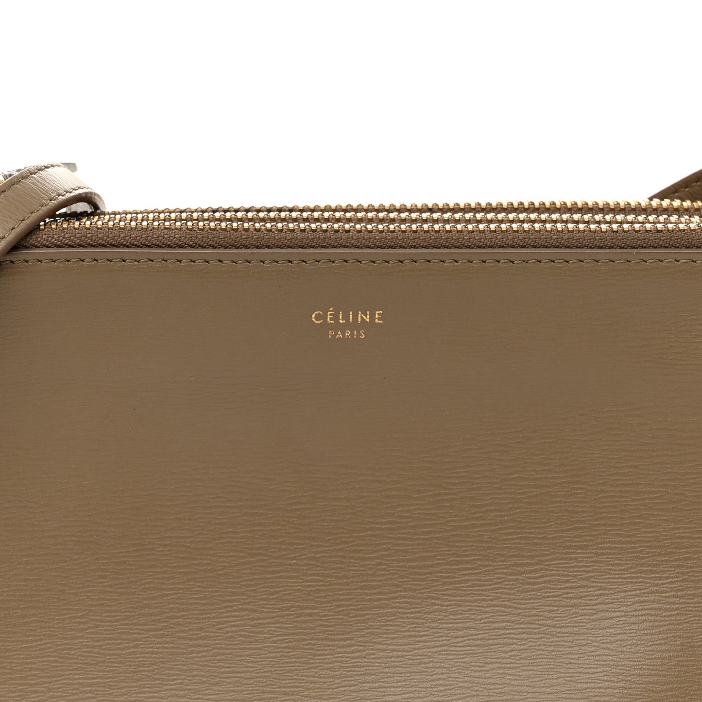 Liege Calfskin Small Trio Crossbody Bag Taupe