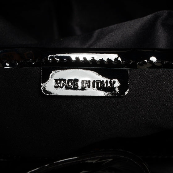 Patent Quilted Beaton Black