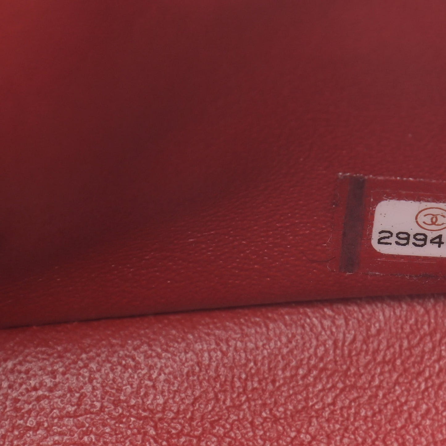 Lambskin Quilted Mini Square Flap Red