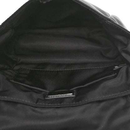 Prada Re-Nylon Saffiano Triangle Shoulder Bag Black 5 of 9