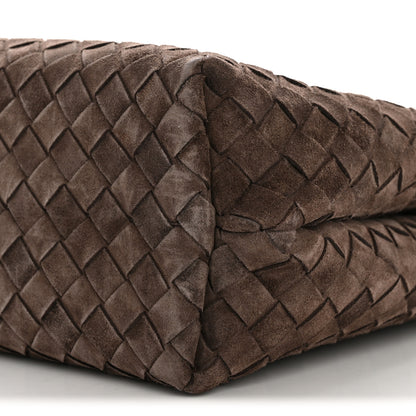 Bottega Veneta Suede Intrecciato Medium Andiamo Shoulder Bag Fondant 9 of 12