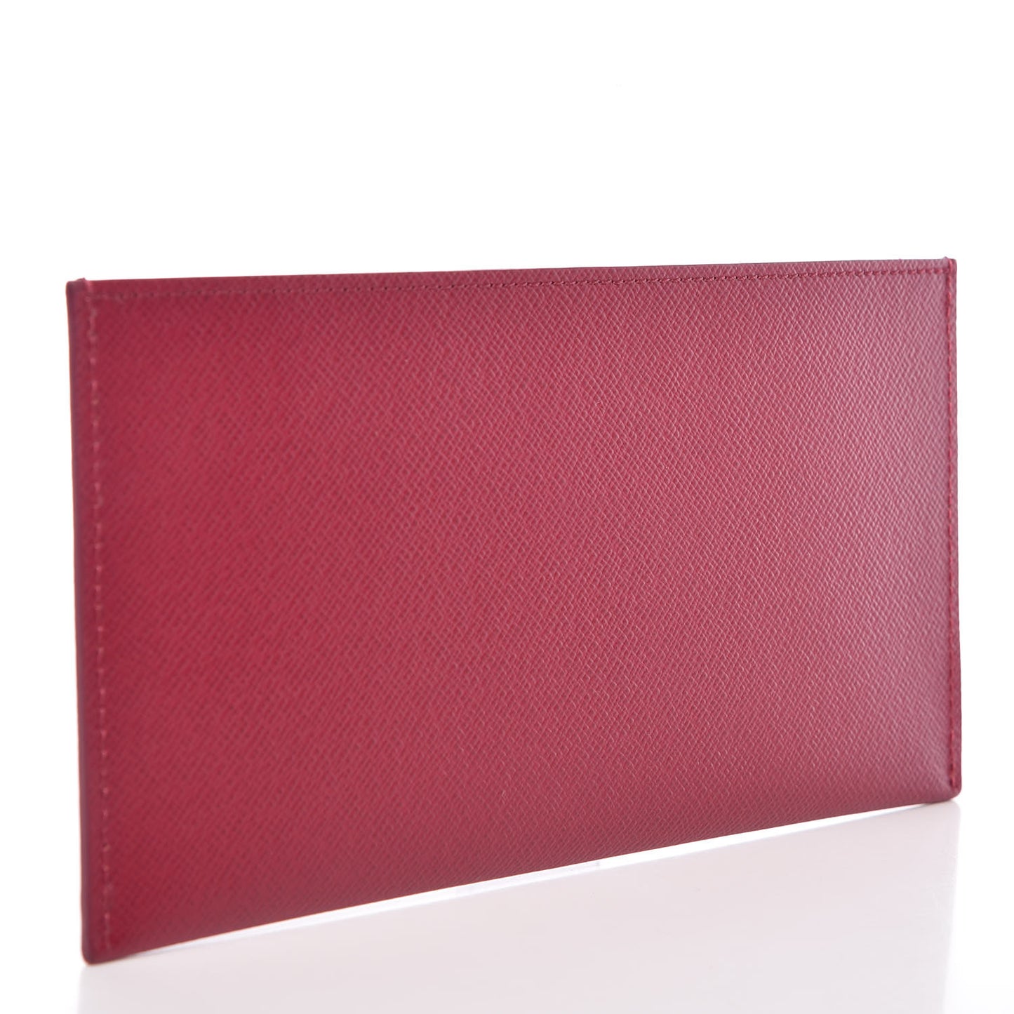 Calfskin Felicie Card Holder Insert Fuchsia