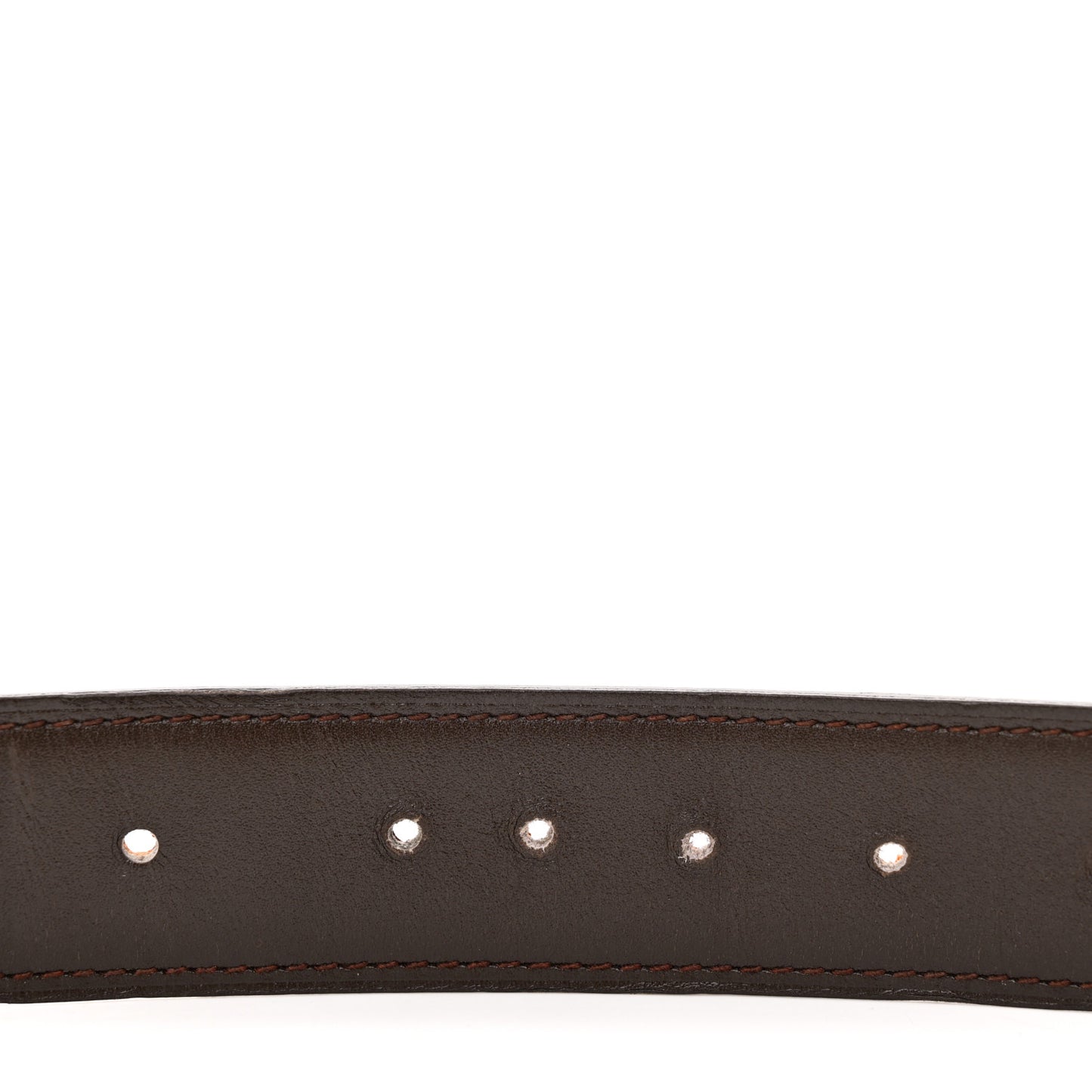 Togo Box 32mm H Belt 85 34 Orange Chocolate