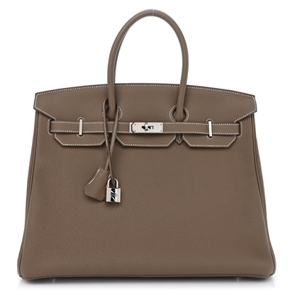 Hermes Togo Birkin 35 Etoupe 1 of 13