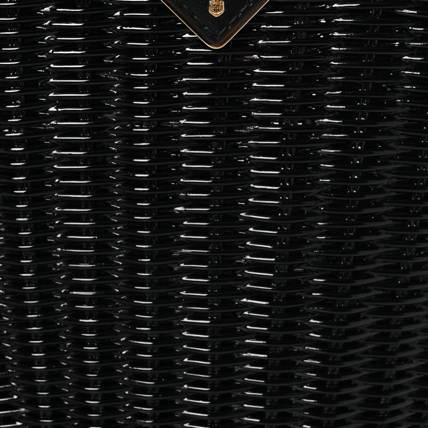 Prada Wicker Canvas Shoulder Bag Black 10 of 16