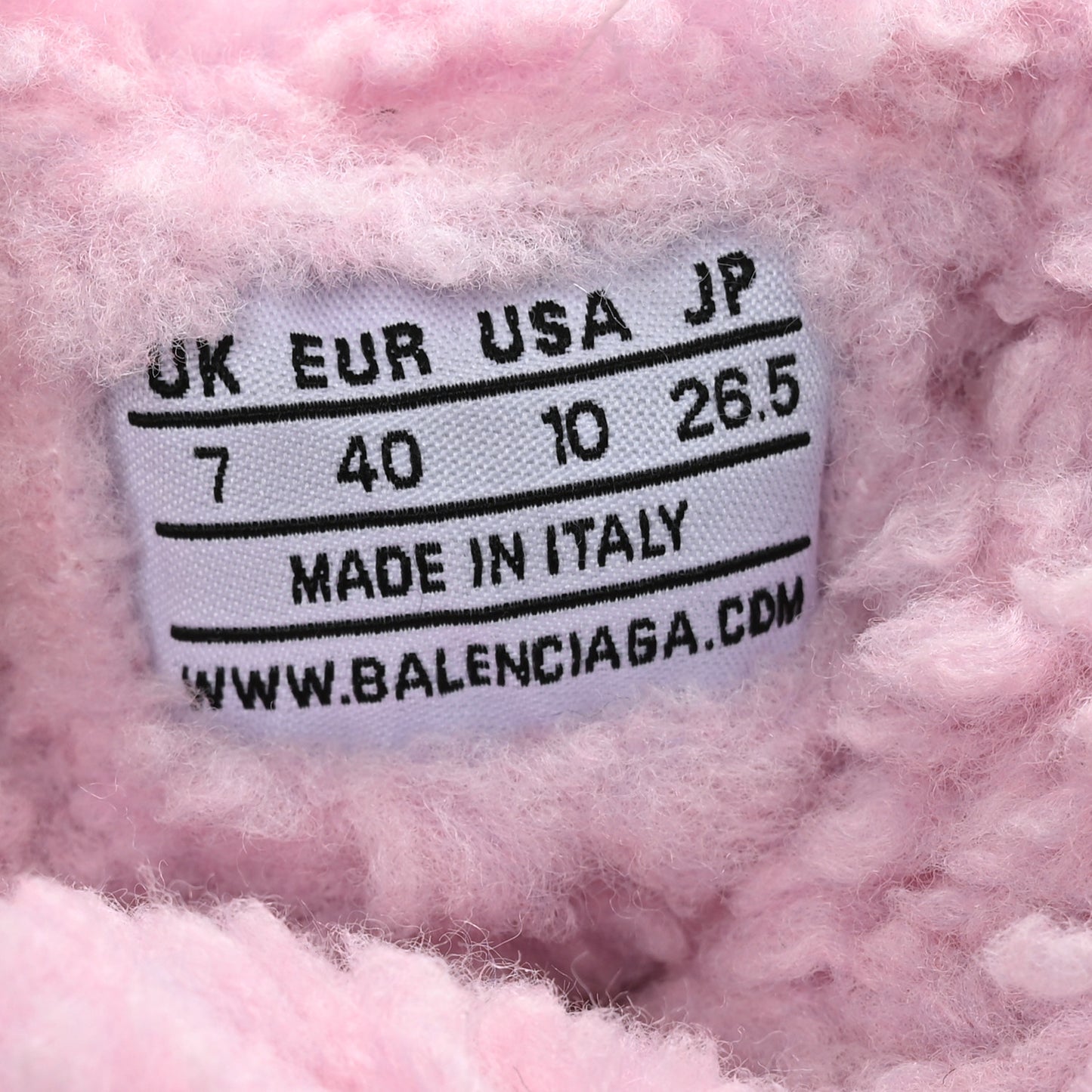 Technical 3D Recycled Knit Fake Fur Womens Speed 2.0 Sneakers 40 Monocolor Soft Pink