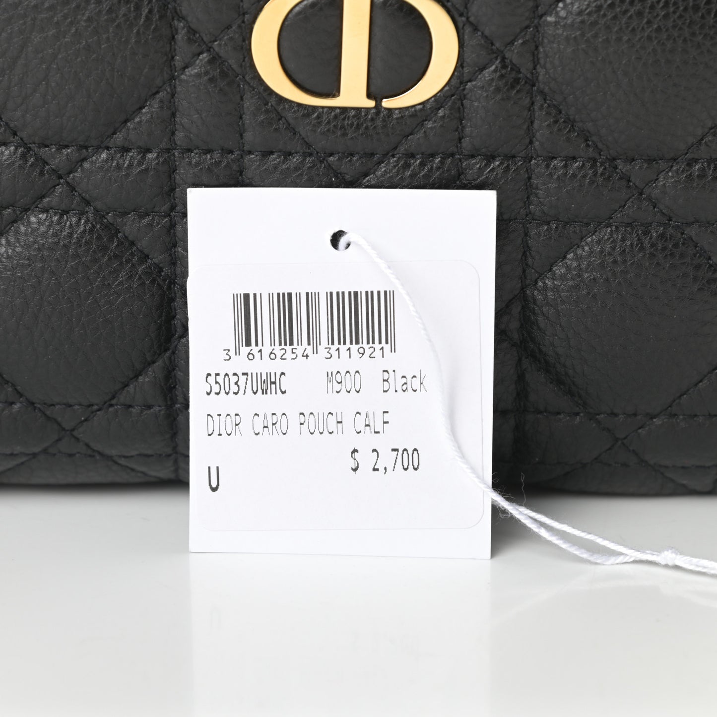 Supple Calfskin Caro Double Pouch Black