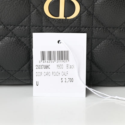 Christian Dior Supple Calfskin Caro Double Pouch Black 14 of 14
