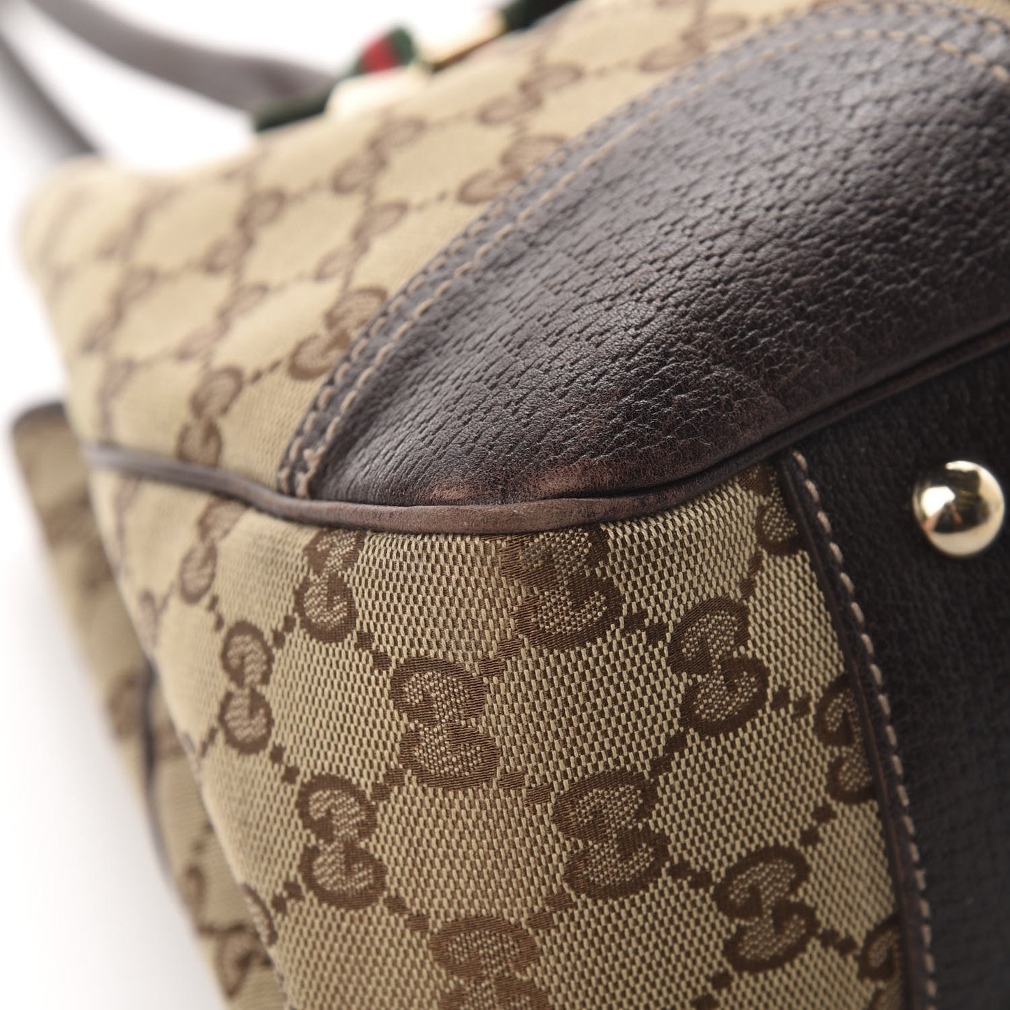 Monogram Medium Princy Tote Dark Brown