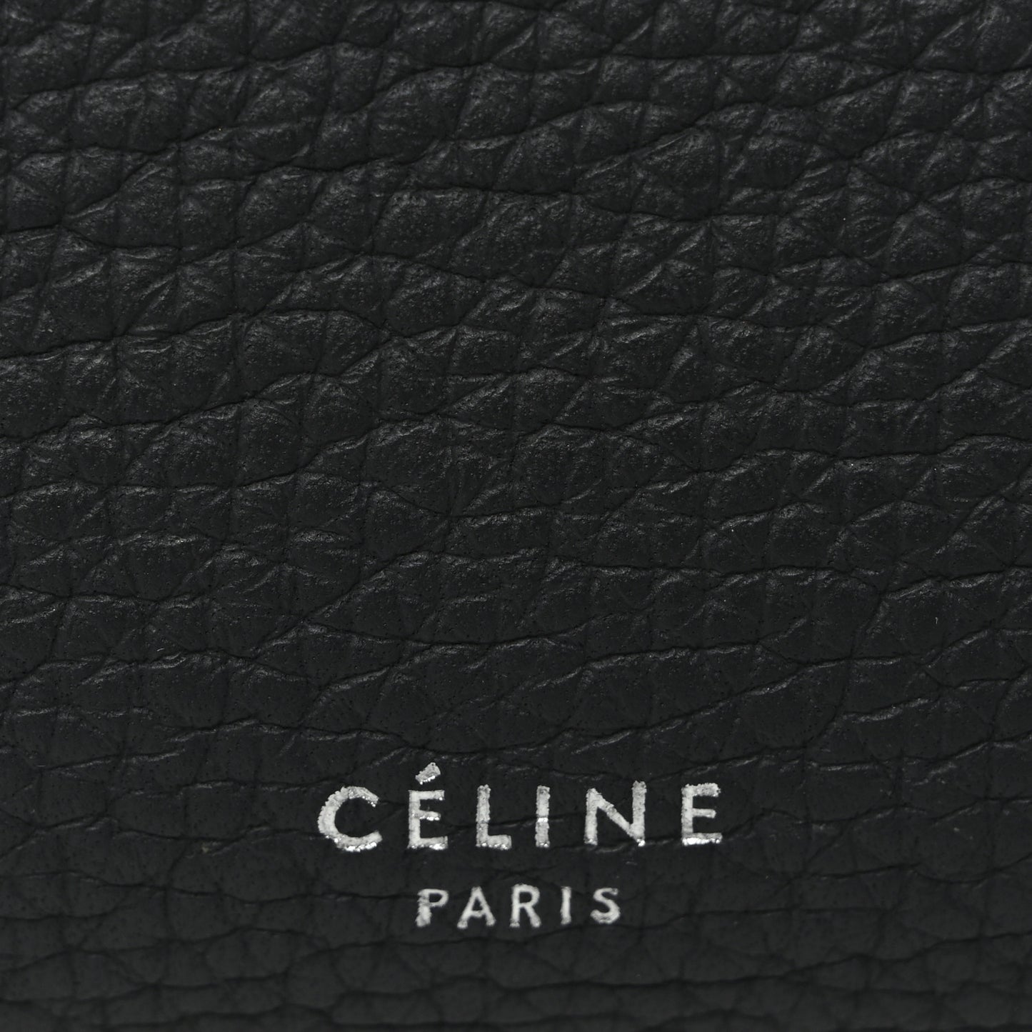 Supple Grained Calfskin Small Big Bag Anthractie