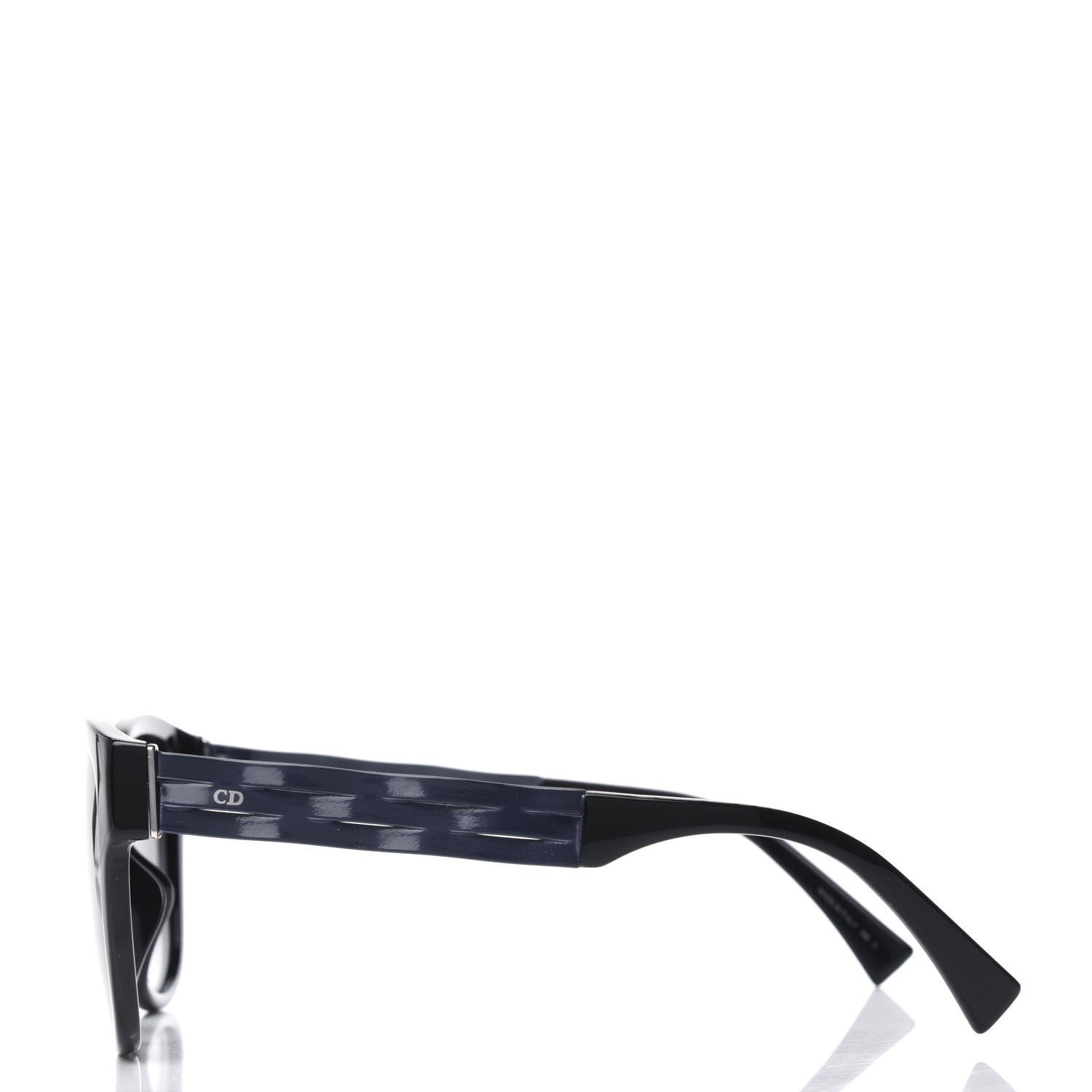 Christian Dior Homme Ribbon Sunglasses UG090 Black 3 of 4