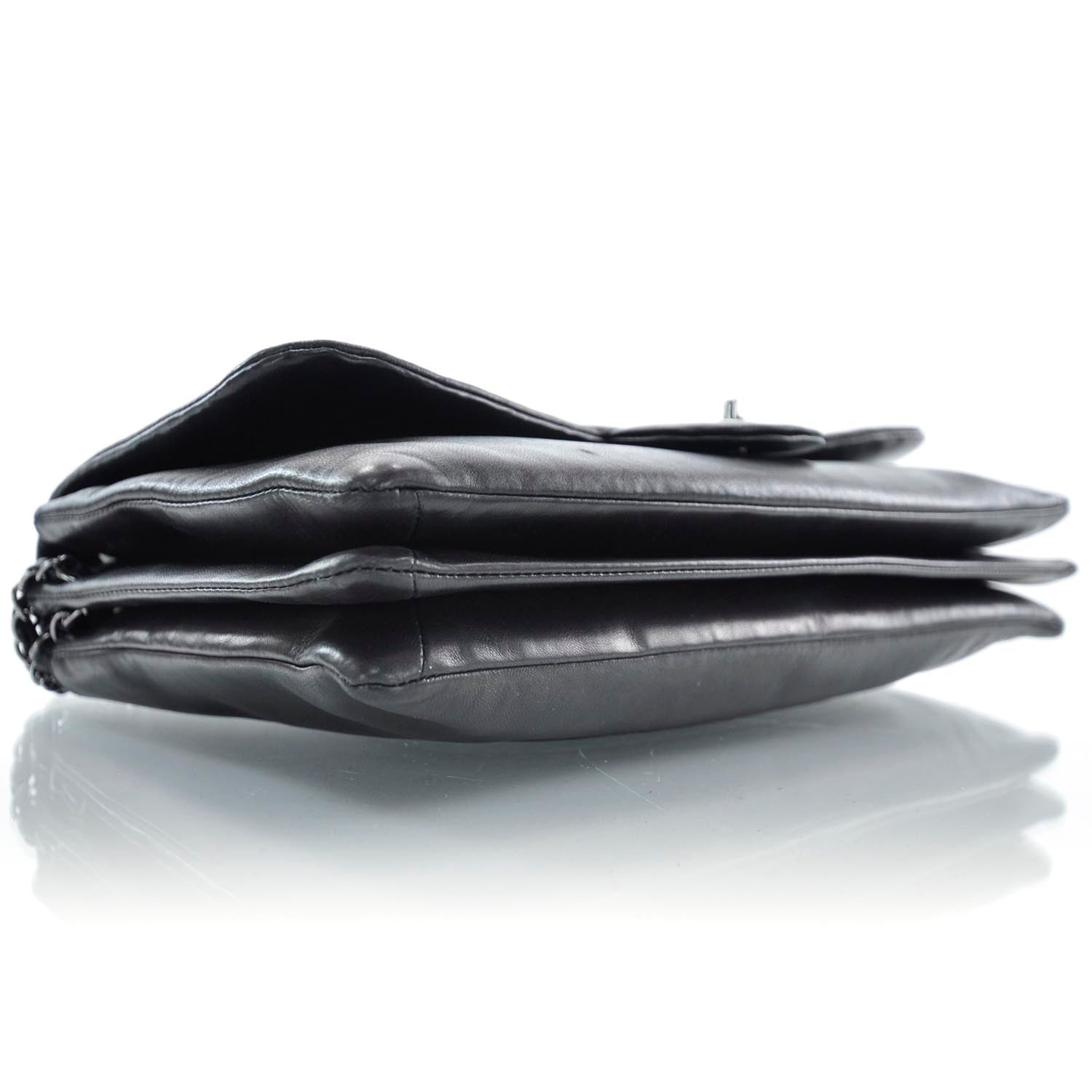 Chanel Lambskin Tweed Petals Flap Black 5 of 12