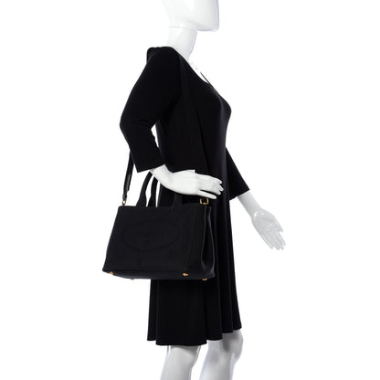 Prada Canapa Small Logo Tote Black 2 of 8