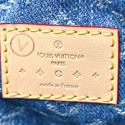 Louis Vuitton Denim Fairfax Pochette Blue 6 of 10