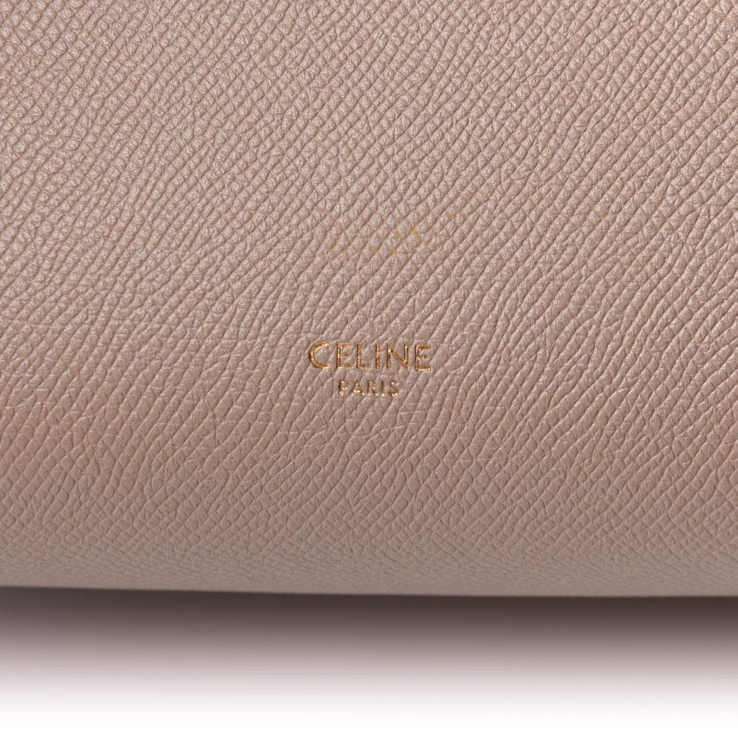 Grained Calfskin Micro Belt Bag Light Taupe