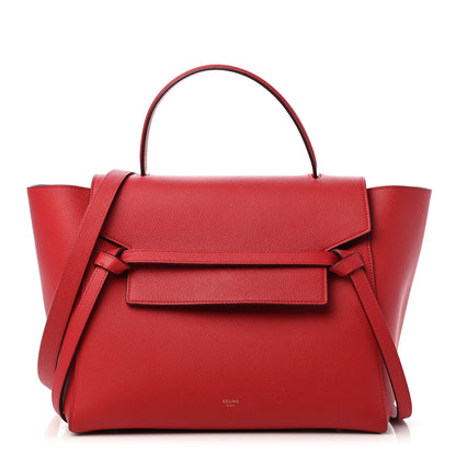 Celine Grained Calfskin Mini Belt Bag Coquelicot 1 of 13