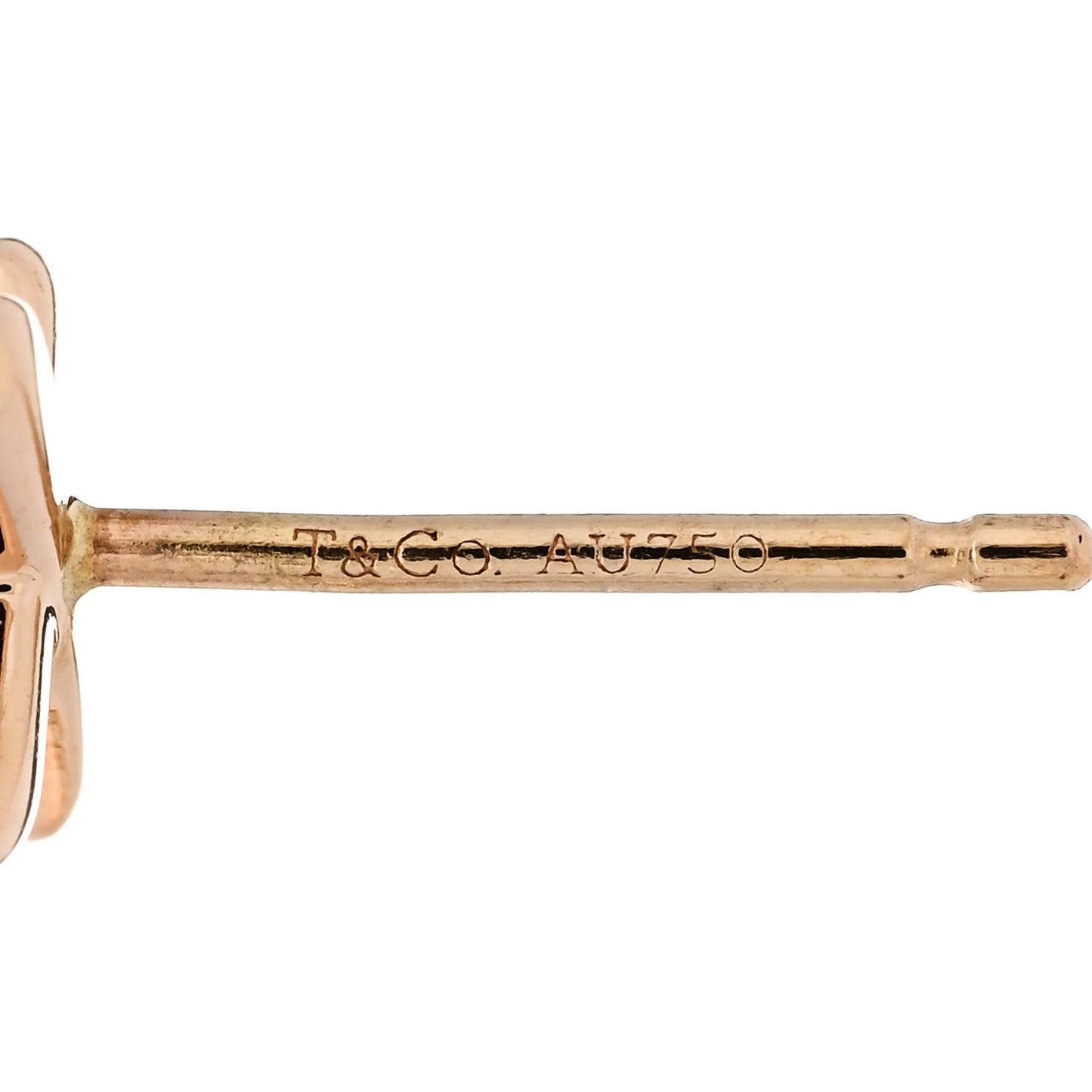 18K Rose Gold Mini Paloma's Graffiti X Earrings