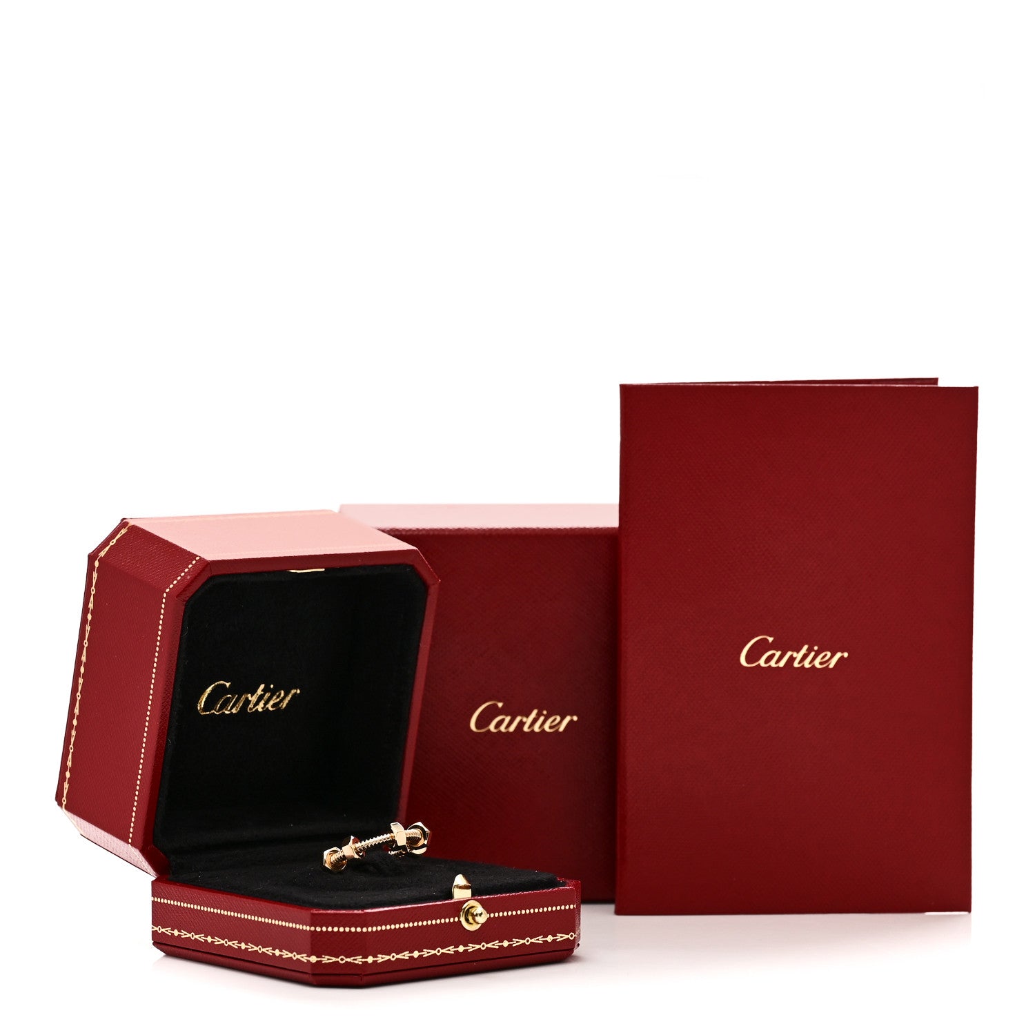 Cartier 18K Yellow Gold Ecrou De Cartier Ring 54 6.75 5 of 5