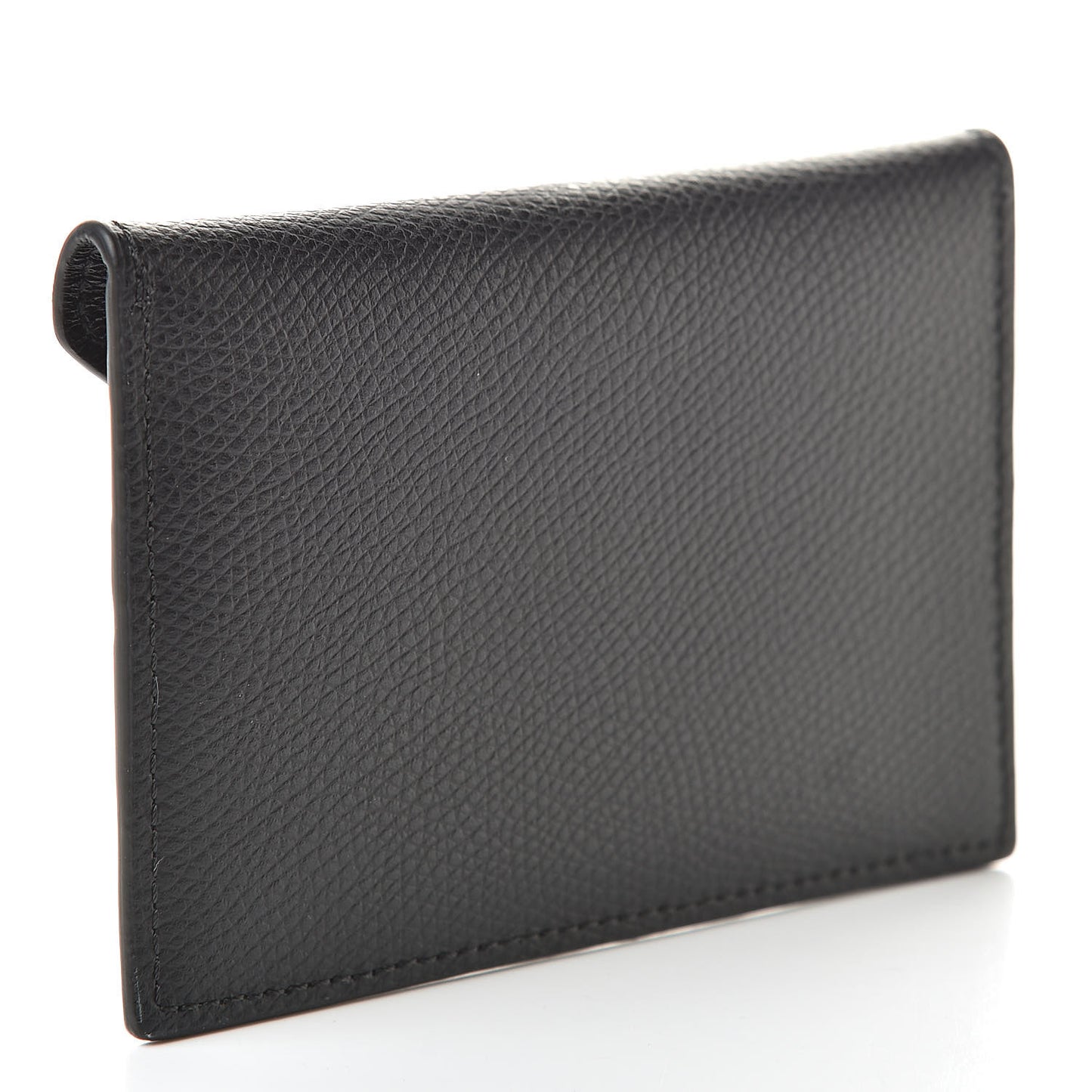 Vitello Cruise F is Fendi Bi-Color FF 1974 Embossed Small Envelope Pouch Maya Black