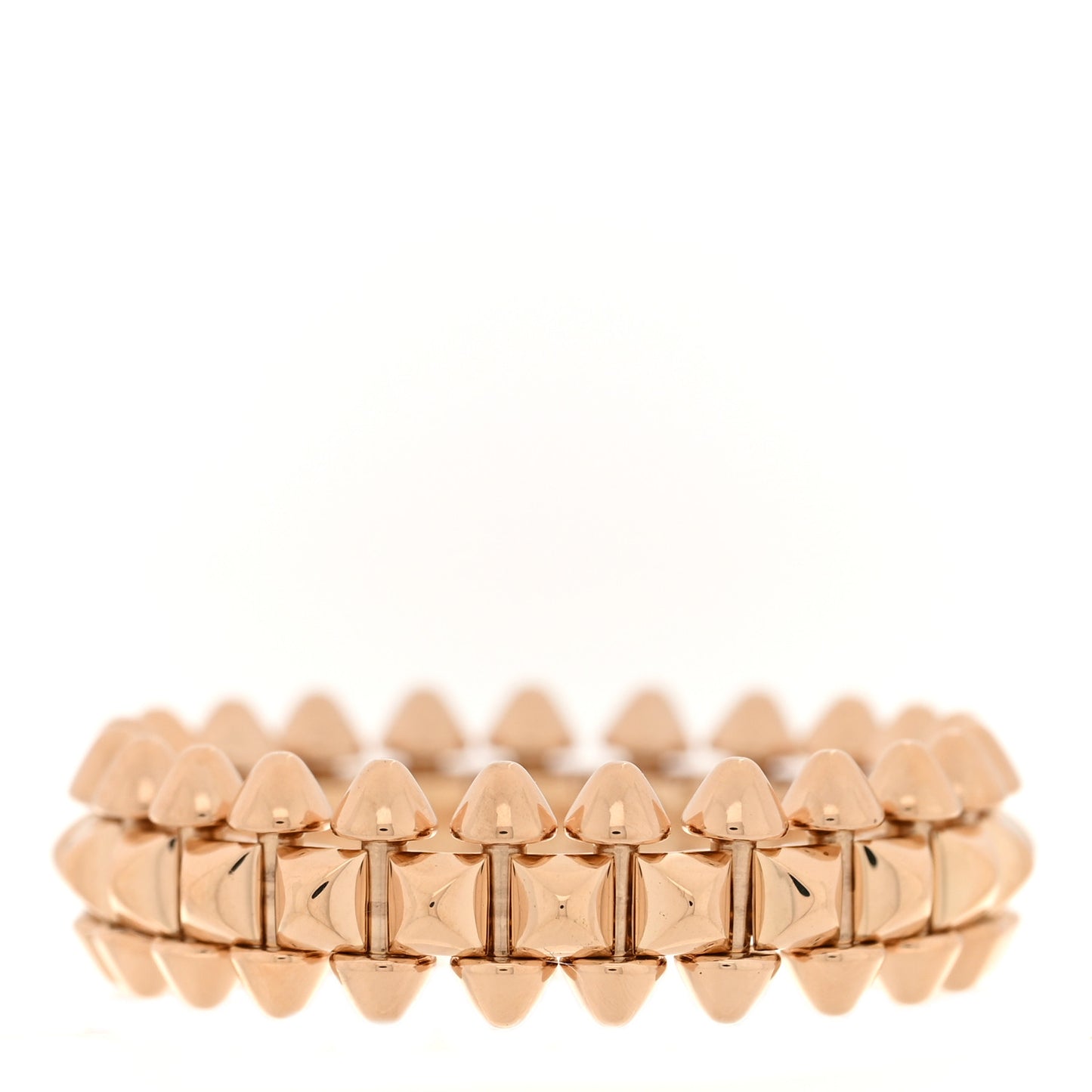 18K Pink Gold SM Clash De Cartier Ring 55 7.25