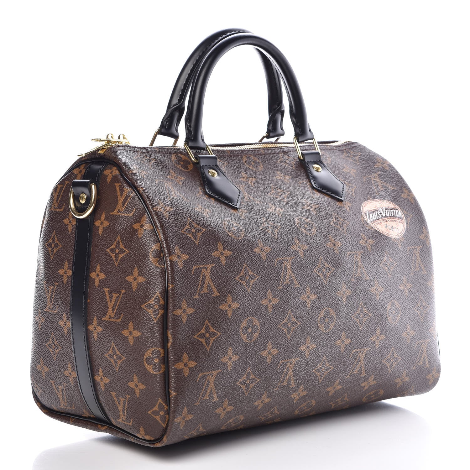 Louis Vuitton Monogram My World Tour Speedy Bandouliere 30 Black 3 of 9