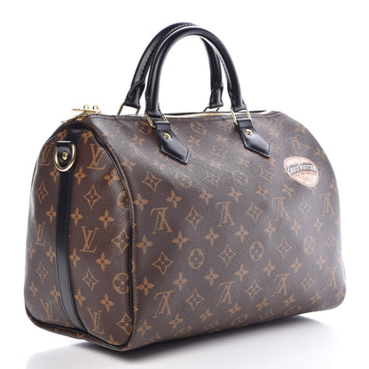 Louis Vuitton Monogram My World Tour Speedy Bandouliere 30 Black 3 of 9