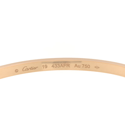 Cartier 18K Yellow Gold Small LOVE Bracelet 19 3 of 7