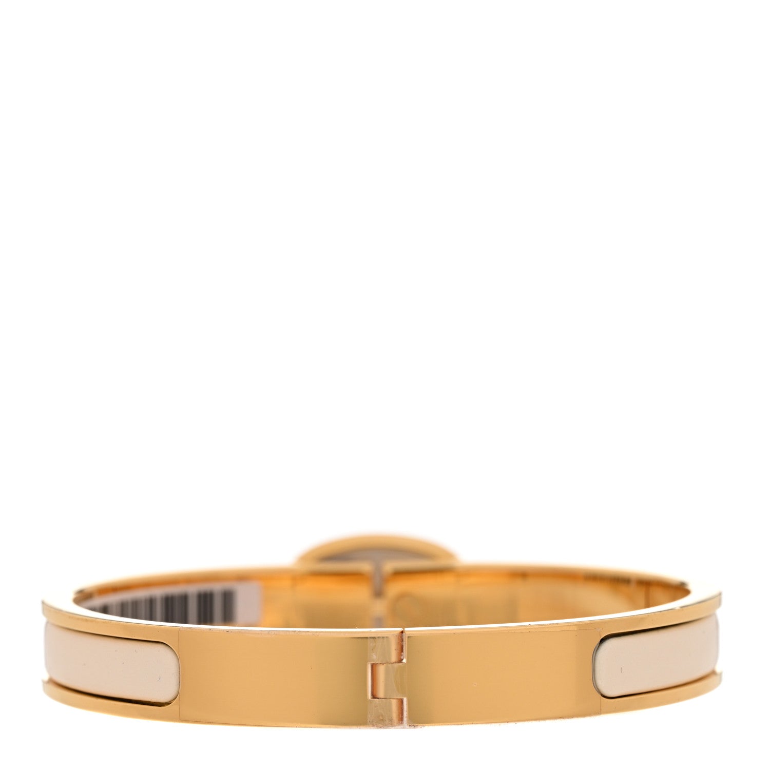 Hermes Enamel Mini Farandole Clic Chaine D'Ancre Bracelet Creme 3 of 6