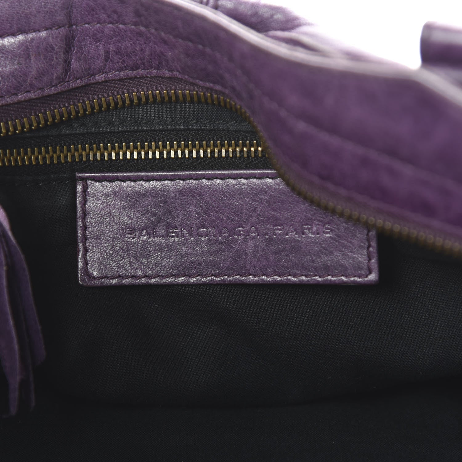 Balenciaga Agneau Classic Hardware Part Time Raisin 8 of 14