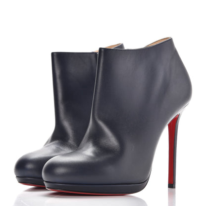 Christian Louboutin Calfskin Bella Top 120 Ankle Boots 40 Night 3 of 9
