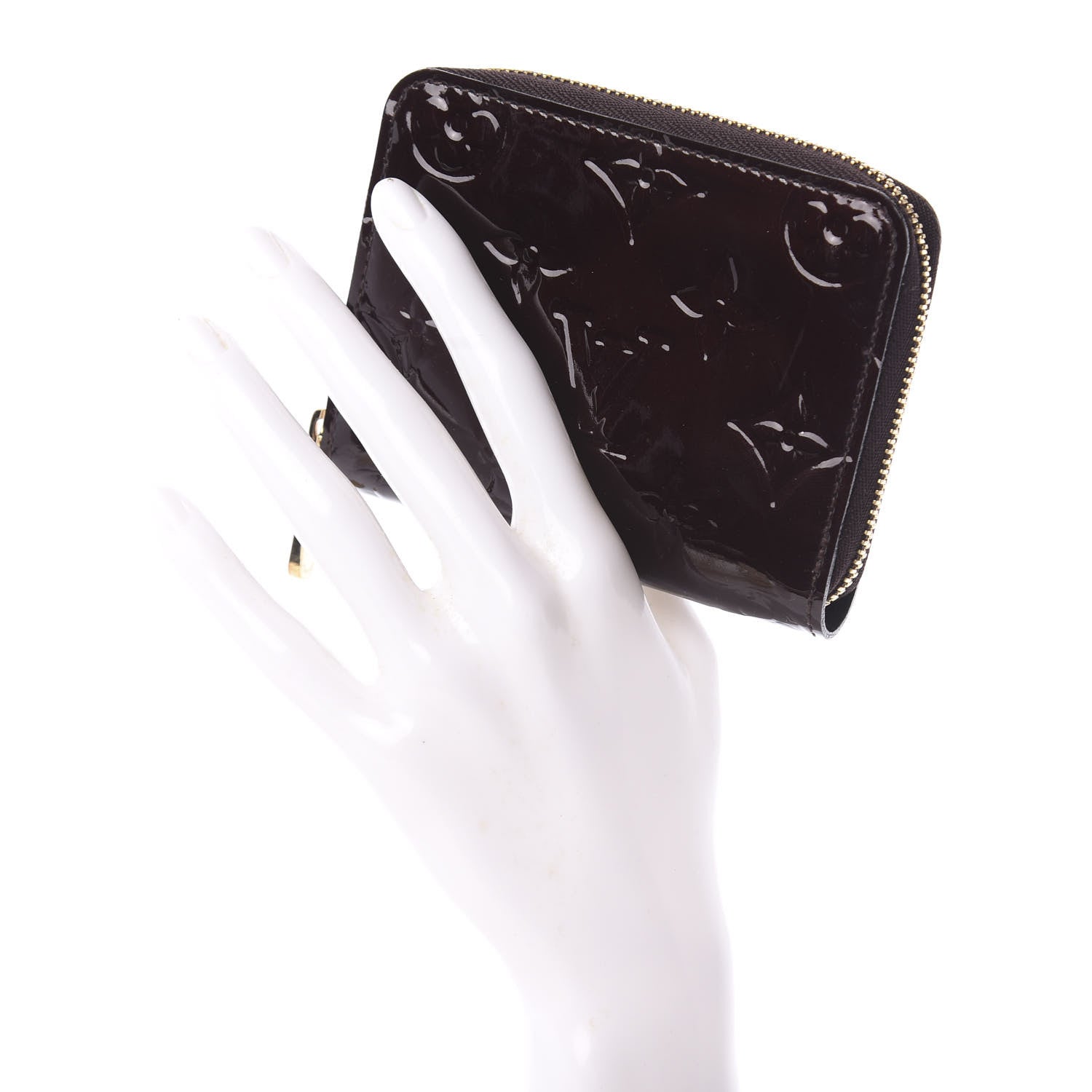 Louis Vuitton Vernis Zippy Coin Purse Amarante 2 of 6
