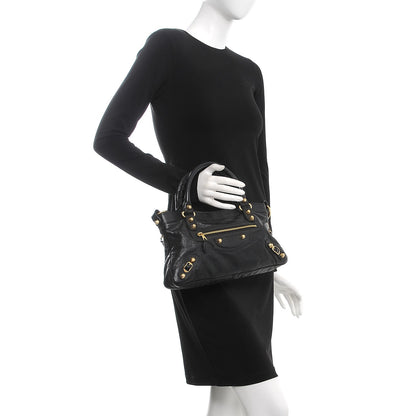 Balenciaga Agneau Giant 12 Gold Hardware First Black 2 of 8