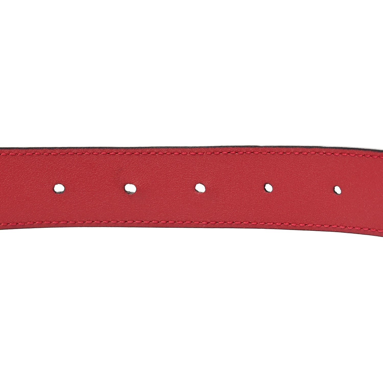 Gucci Plutone Calfskin Double G 30mm Belt 90 36 Rosso 5 of 5