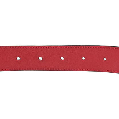 Gucci Plutone Calfskin Double G 30mm Belt 90 36 Rosso 5 of 5