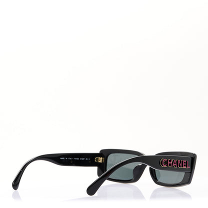 Chanel Acetate CC Sunglasses 71473A Black 7 of 14