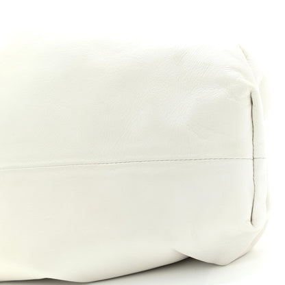 Bottega Veneta Smooth Butter Calf The Pouch Oversized Clutch Mist 9 of 9