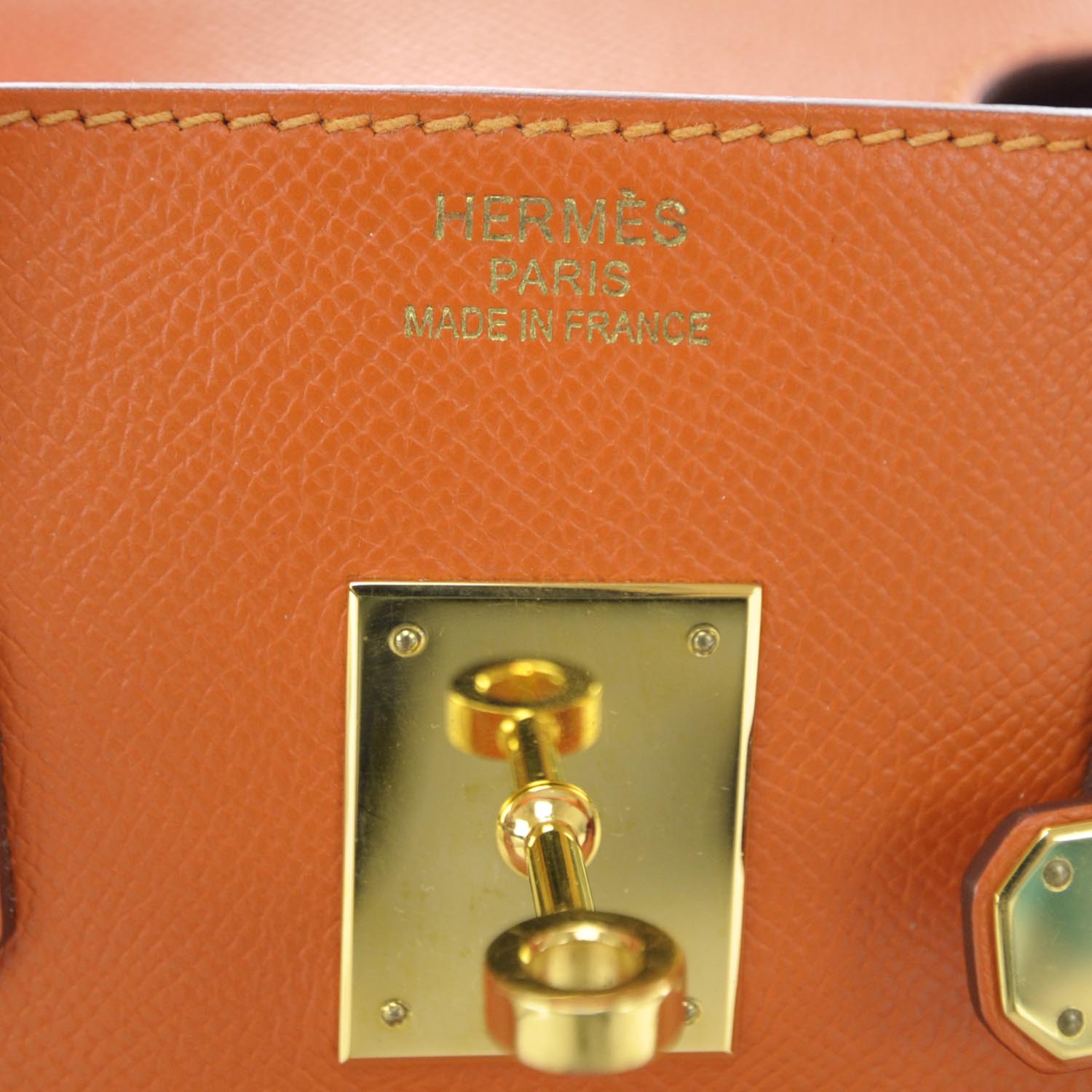 Hermes Epsom Birkin 35 Orange 9 of 10
