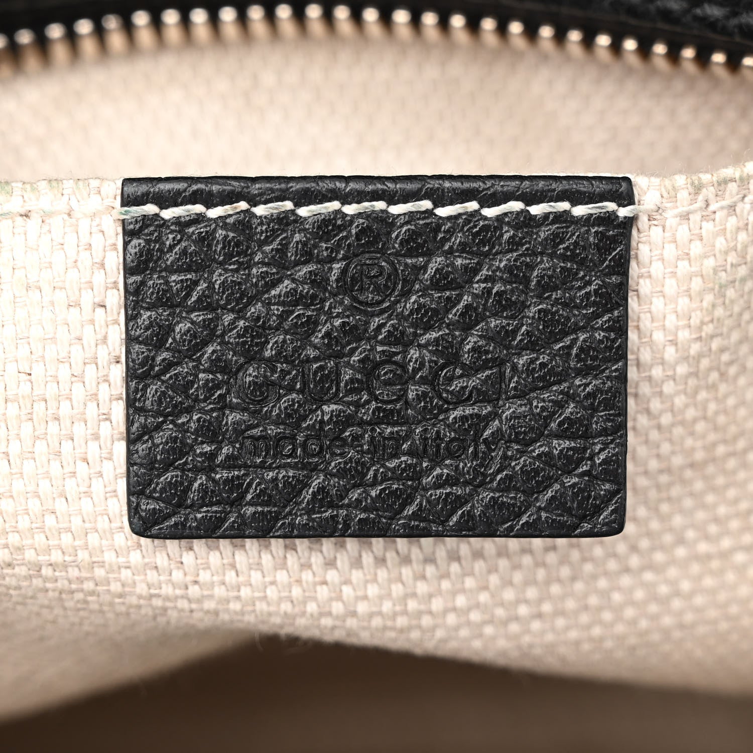 Gucci Pebbled Calfskin Small Soho Disco Bag Black 6 of 13