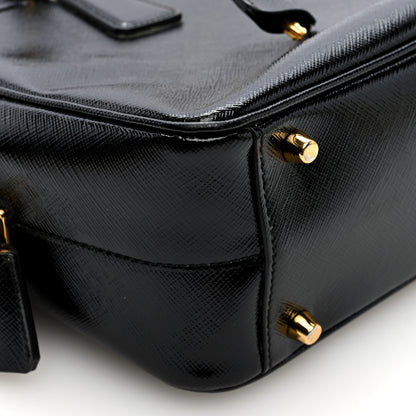 Prada Saffiano Lux Bowler Black 8 of 9