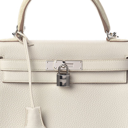 Hermes Matte Alligator Togo Kelly Retourne 28 Beton 40 of 41