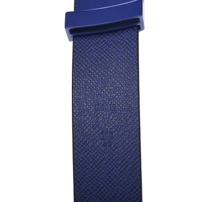 Louis Vuitton Taiga 35mm LV Initiales Belt 100 40 Cobalt 7 of 7