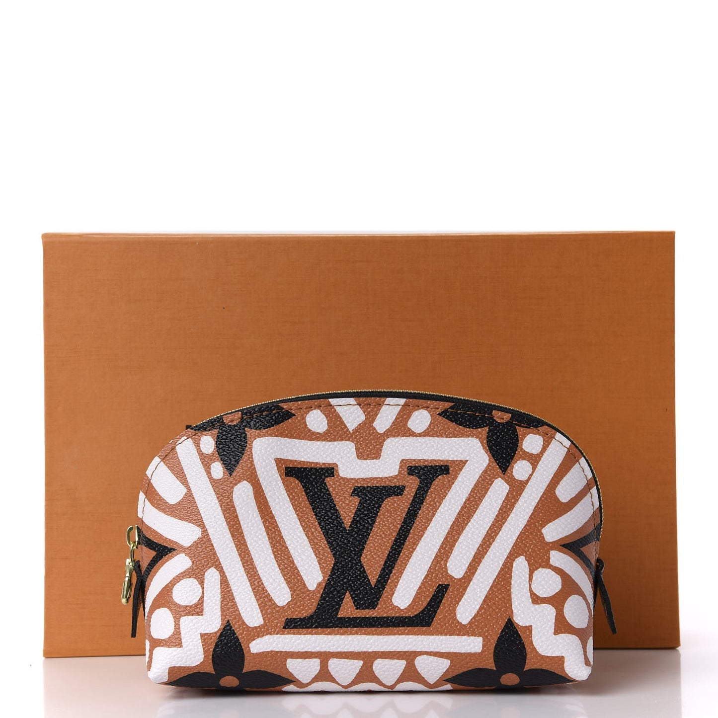 Monogram Giant Crafty Cosmetic Pouch Crème Caramel