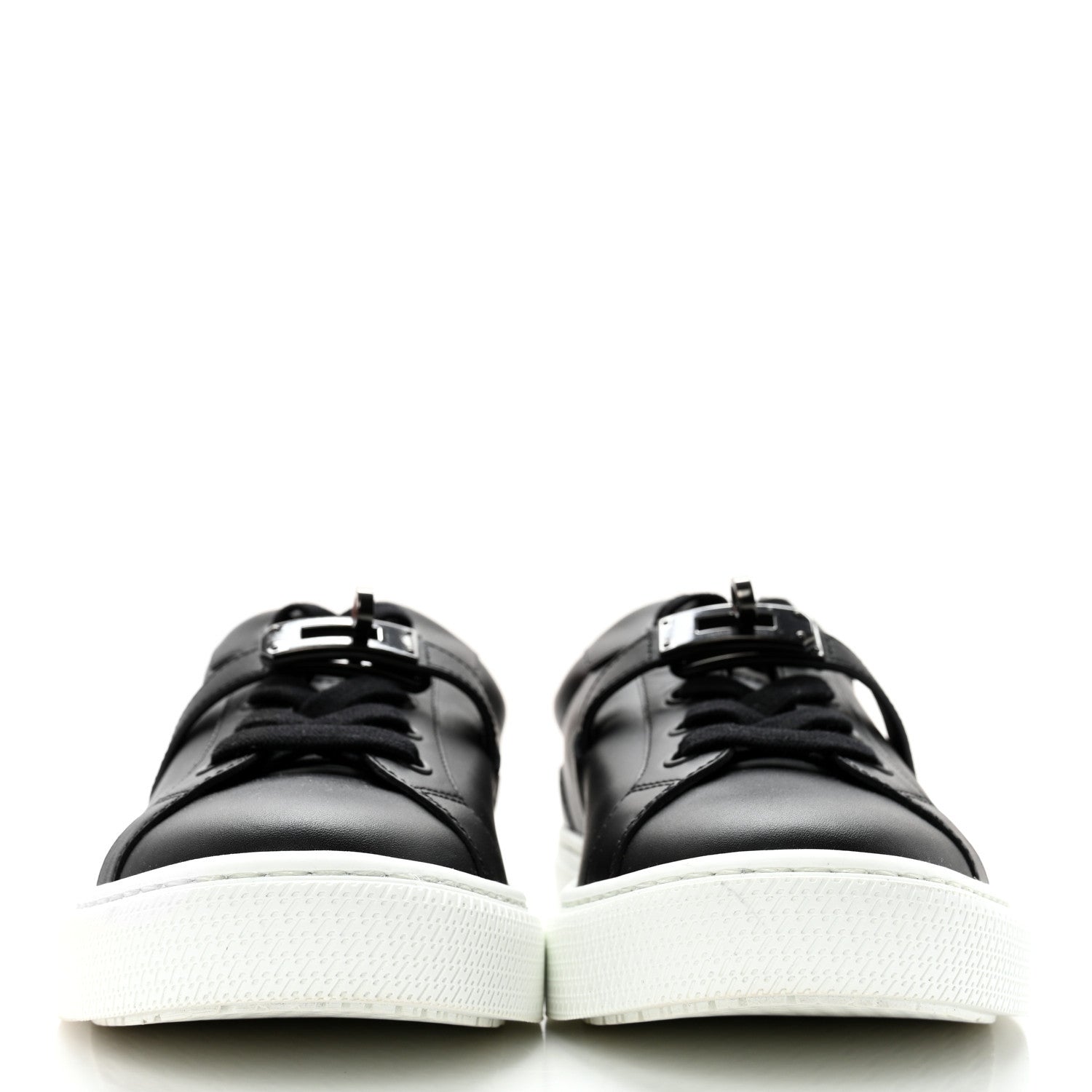 Hermes Calfskin Day Sneakers 38 Black 2 of 9