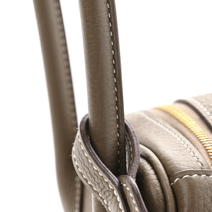 Hermes Taurillon Clemence Lindy 26 Etoupe 14 of 15
