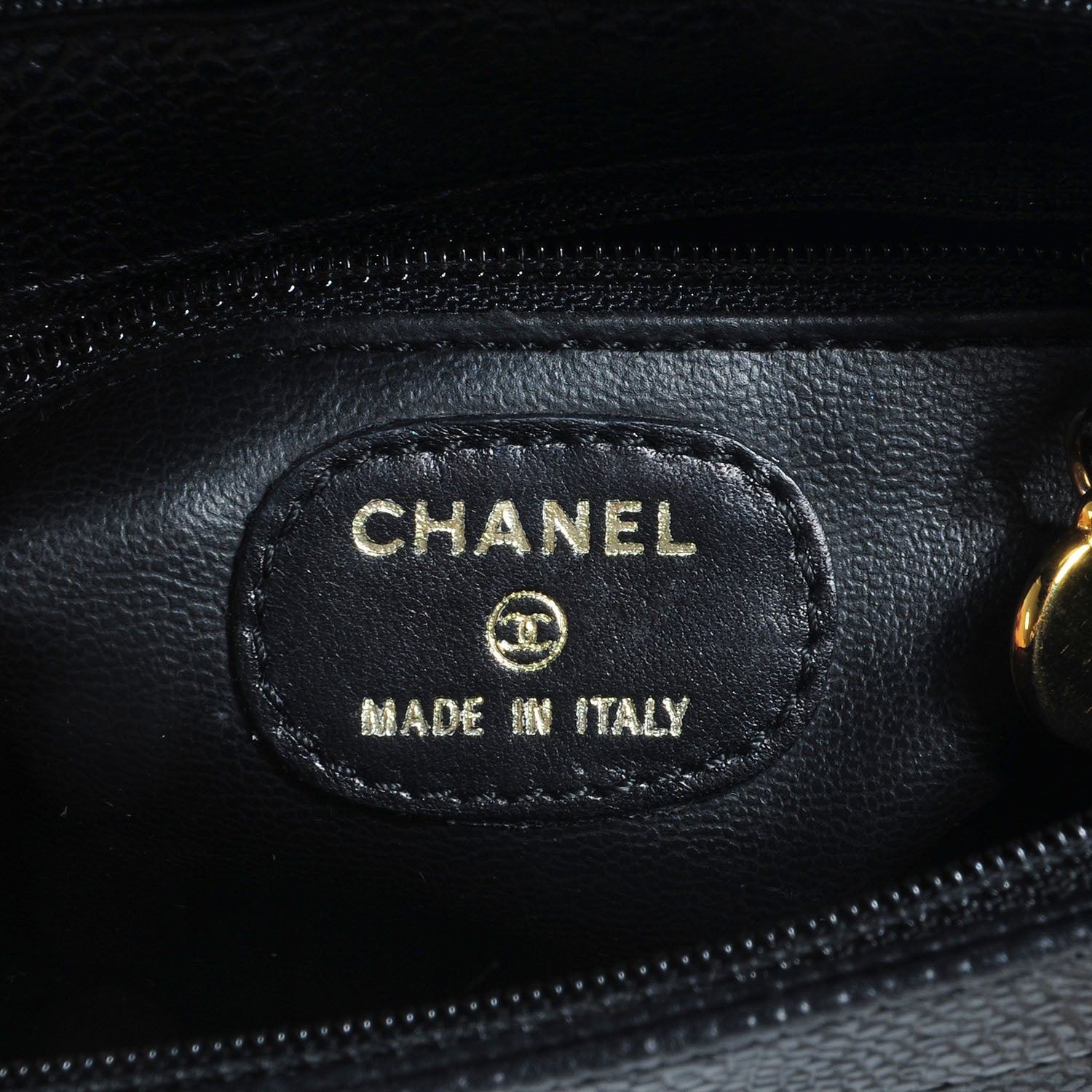 Chanel Caviar CC Shoulder Bag Black 6 of 7